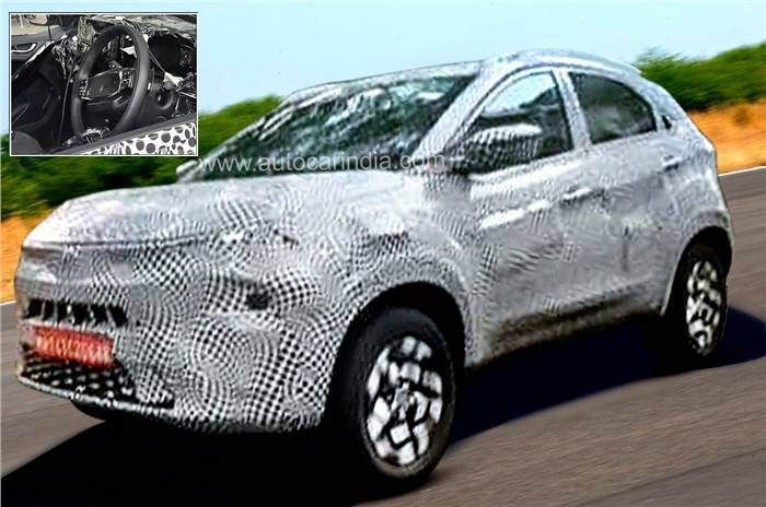 Tata Nexon स्पाई शॉट्स, पैडल शिफ्टर